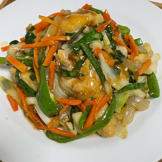 ご飯がすすむ♩野菜たっぷり鶏ニラ炒め